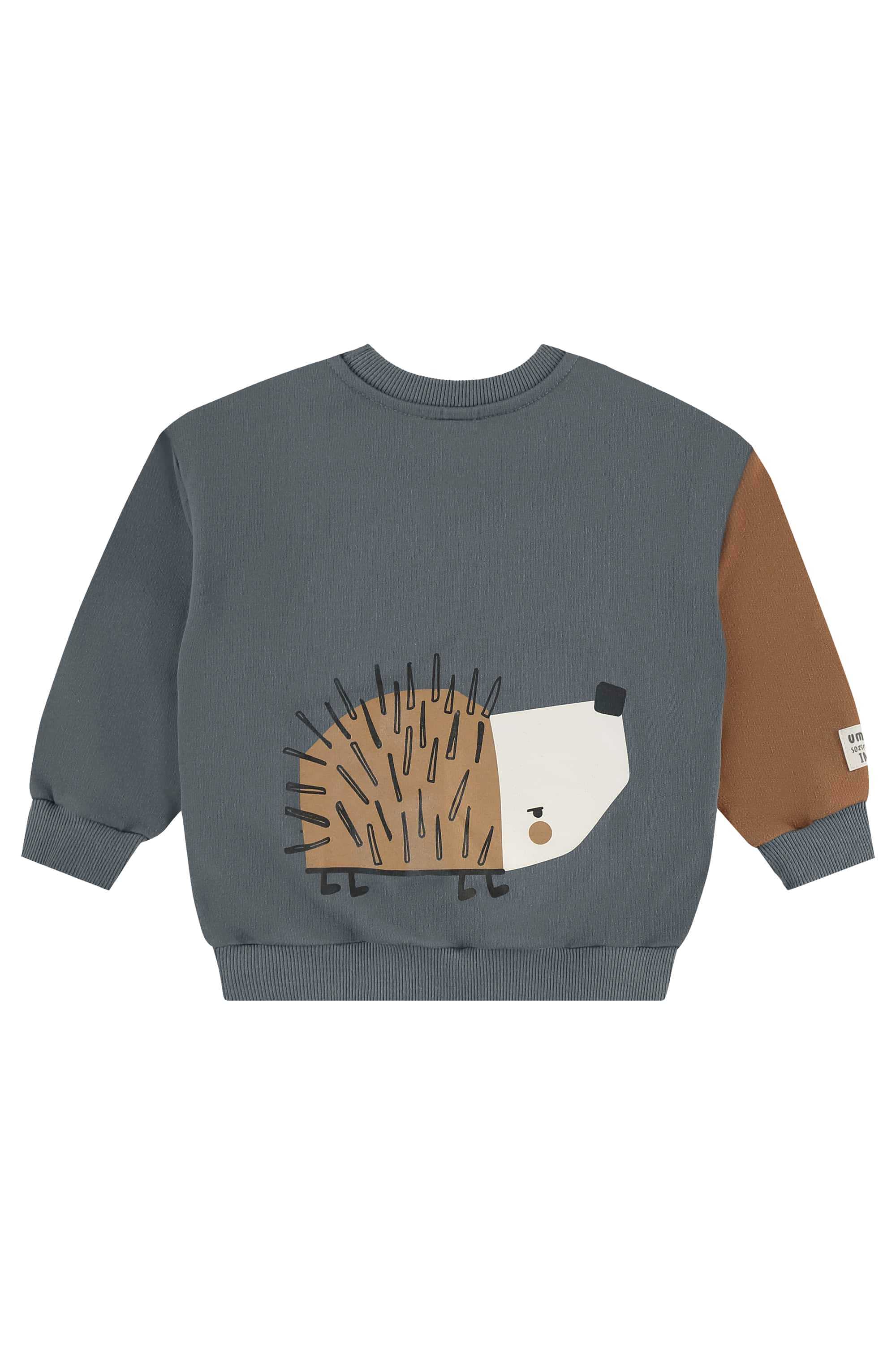 Conjunto Nozes Infantil Masculino com Blusão e Calça (Cinza) Três e Já - Imagem 47